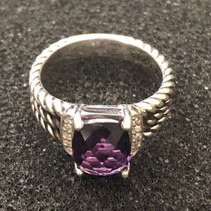DAVID YURMAN Amethyst DIAMOND PETITE WHEATON 6.75